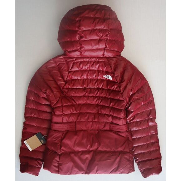 The North Face Women's Sz S Beetroot Red Ruby Metropolis Down Jacket - Picture 16 of 16